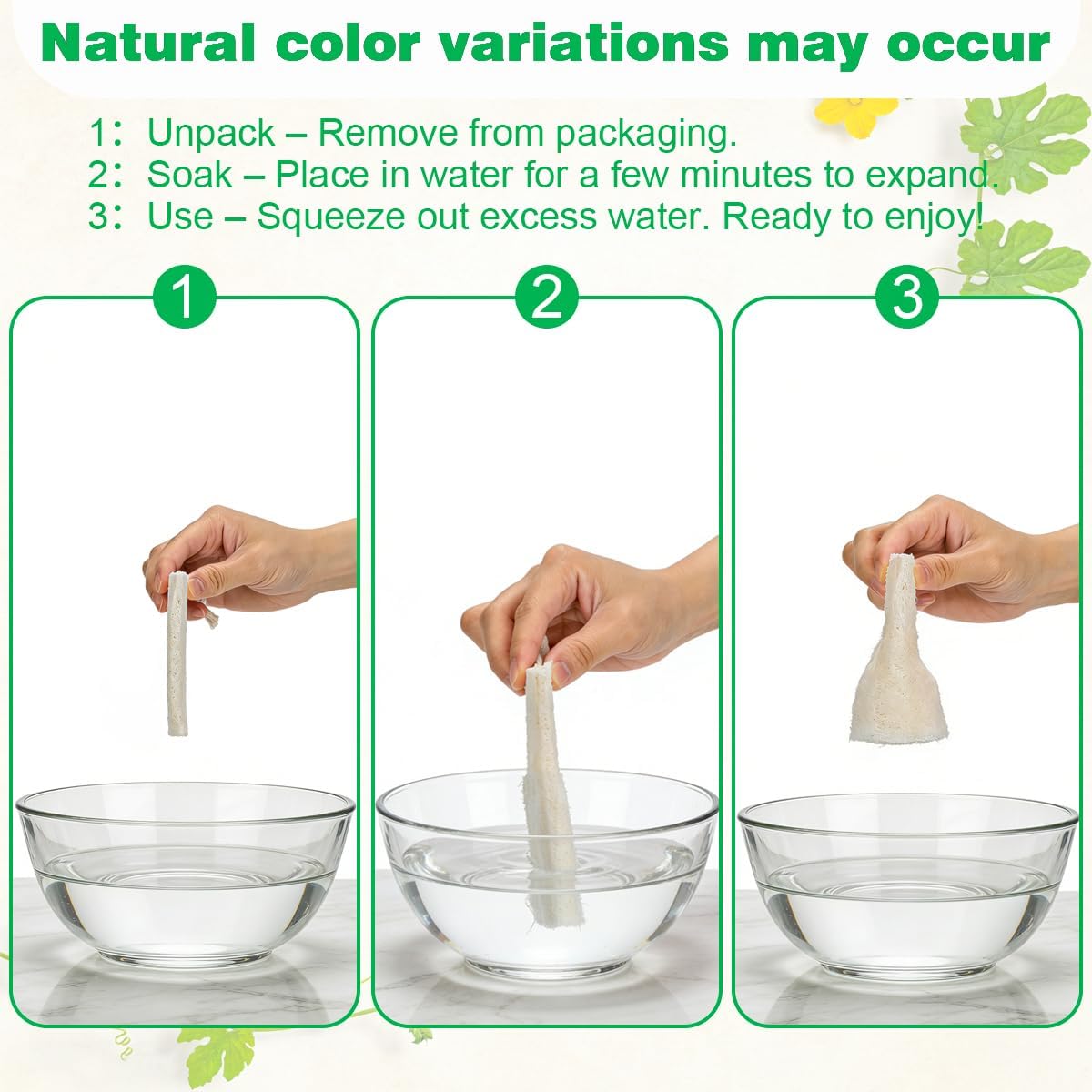 pisdoplop Natural Loofah Exfoliating Body Sponge Scrubber, 4 inch-Long Organic Loofa Luffa Plant-Based for Men & Women Skin Care Bath Shower Cleaning, Natural Sponges for Dishes