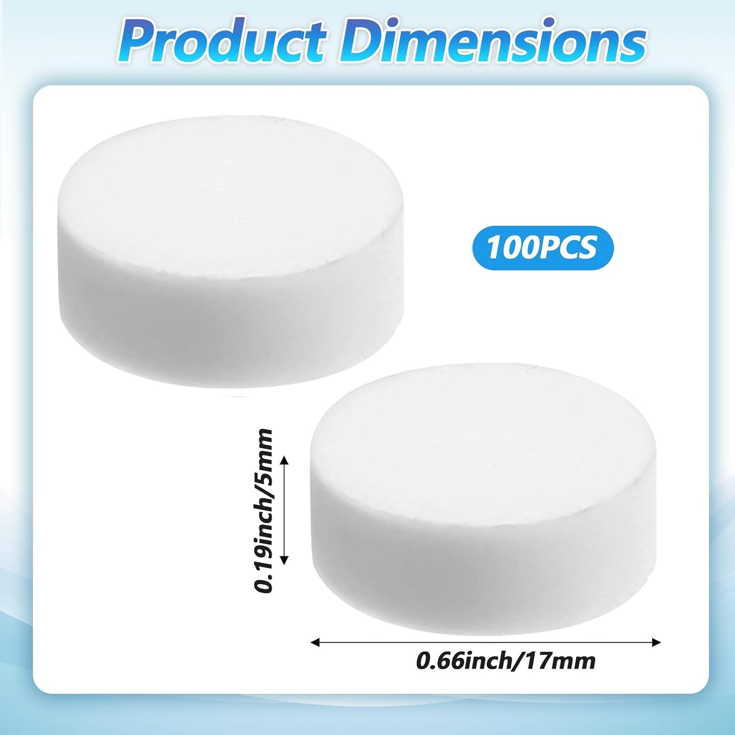 Gjinxi 100 Pcs Car Air Freshener Refill Felt Pads, 16 mm Unscented Essential Oil Perfumes Refill Pads Car Air Vent Clip Replacement Pads for Home, Car Use