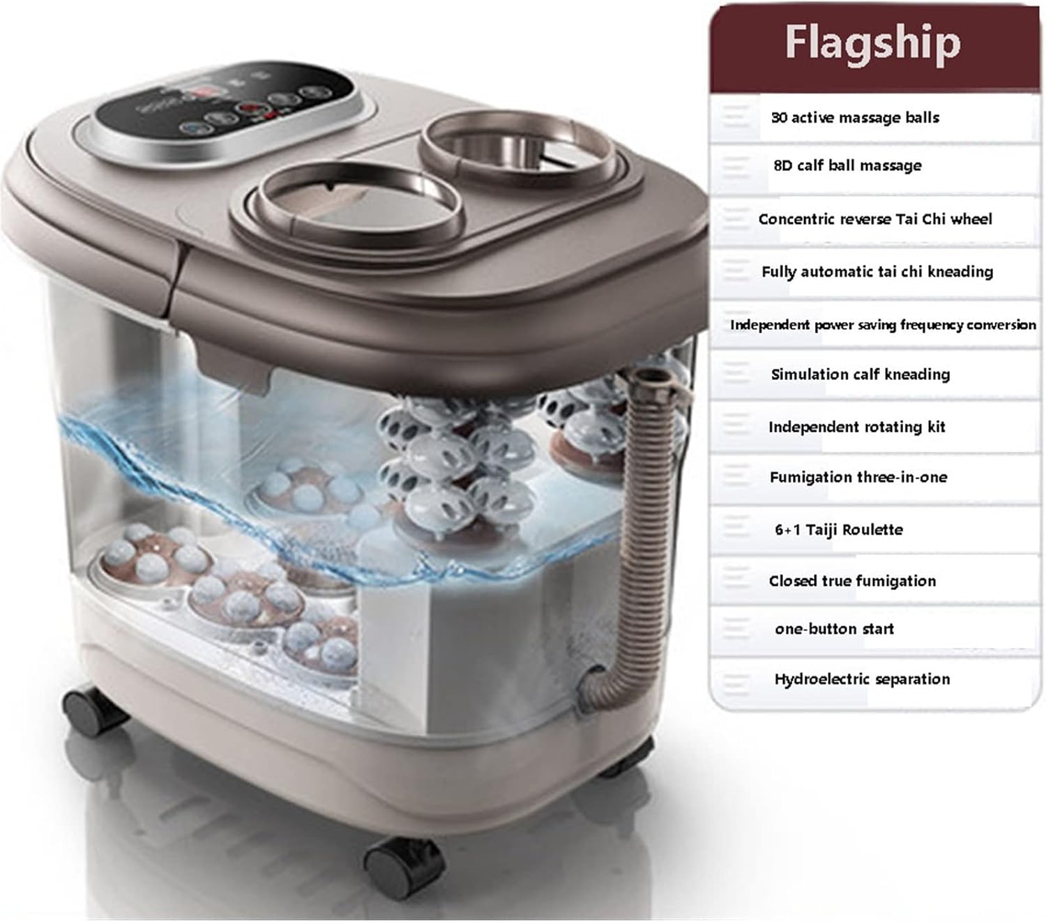 Foot Baths Automatic Heating Foot Massage Bath Electric wash Basin Over deep Bucket Healing Machine