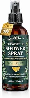 Eucalyptus Shower Spray 4oz – Aromatherapy Shower Mist, Spa and Sauna Inspired Shower Steamer Alternative for Refreshing, Relaxing Showers - Bath Oil Spray Bath Eucalyptus Essential Oil