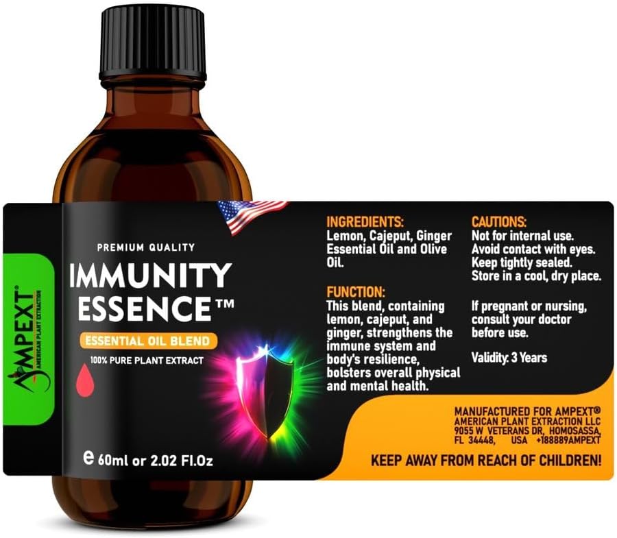 Immunity Essense Essential Oil Blend, Select Grade, 60ml