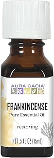 Aura Cacia Essential Oil, Meditative Frankincense, 0.5 Fluid Ounce, Packaging May Vary