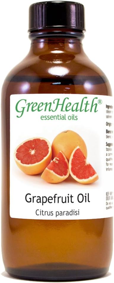GreenHealth Grapefruit (Pink)– 4 fl oz (118 ml) Glass Bottle w/Cap – 100% Pure