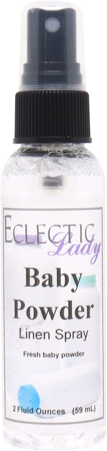 Baby Powder Linen Spray, 4 oz, For Bed, Fabric & Pillow