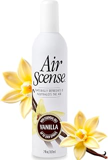 Air Scense Air Freshener Deodorizer Room Spray for Bathroom & Home, Essential Oils, Natural - 7 fl oz (1-Pack) (Vanilla)