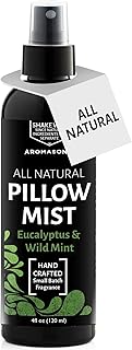 Aromasong Eucalyptus & Wild Mint Pillow Spray - All Natural Calming Linen & Bedtime Mist for Deep Sleep - Aromatherapy Essential Oils for Sleeping