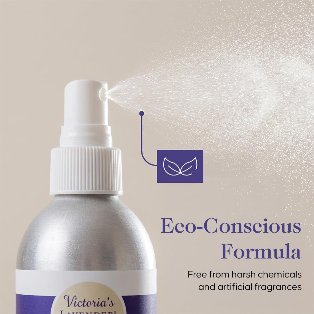 Victoria's Lavender Room Fragrance Spray - Air Freshener & Odor Eliminator - Lavender Spray - Luxury Essential Oil Scent for Home & Bathroom - Aromatherapy Relaxation & Stress Relief- 2 Pack, 4 oz