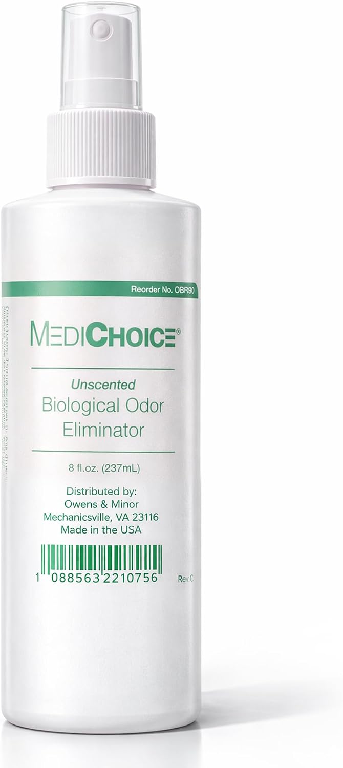 MediChoice Biological Odor Eliminator, Unscented, Pump Spray, 8 Oz, 1314OE8121 (Each of 1)