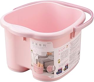 Inomata Chemical Foot Bath, Footbath Senka Ladies, Pastel Pink, Made in Japan, 2502, Foot Size Up to 10.2 inches (26 cm)