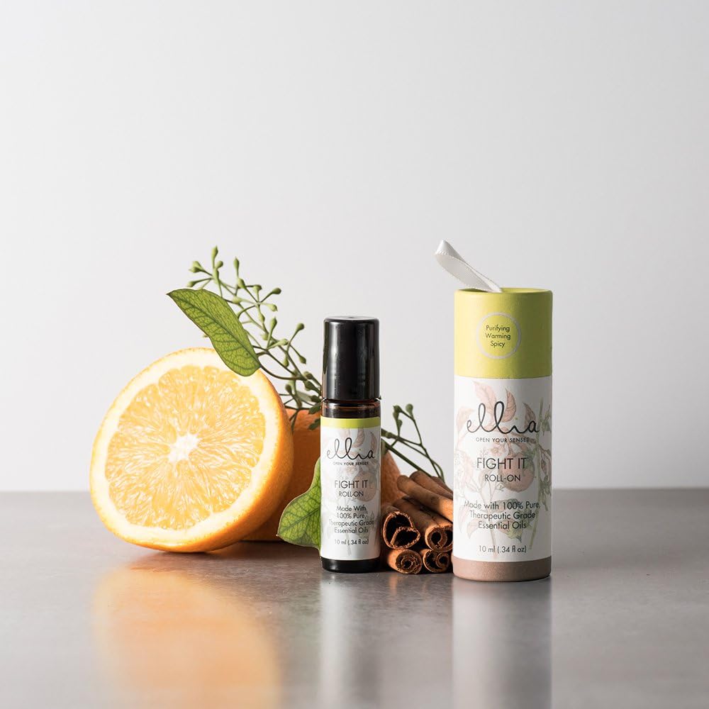 Ellia Essential Oil Roll-On | Fight It Blend| 10ml, 100% Pure, Therapeutic Grade