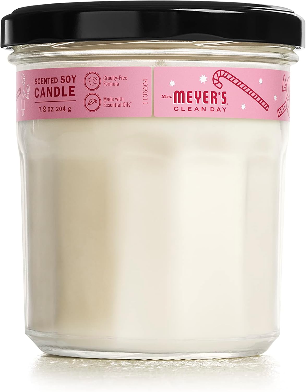 Mrs Meyer's Candle Peppermint with Sleeve (7.2 Oz, Pack - 1)