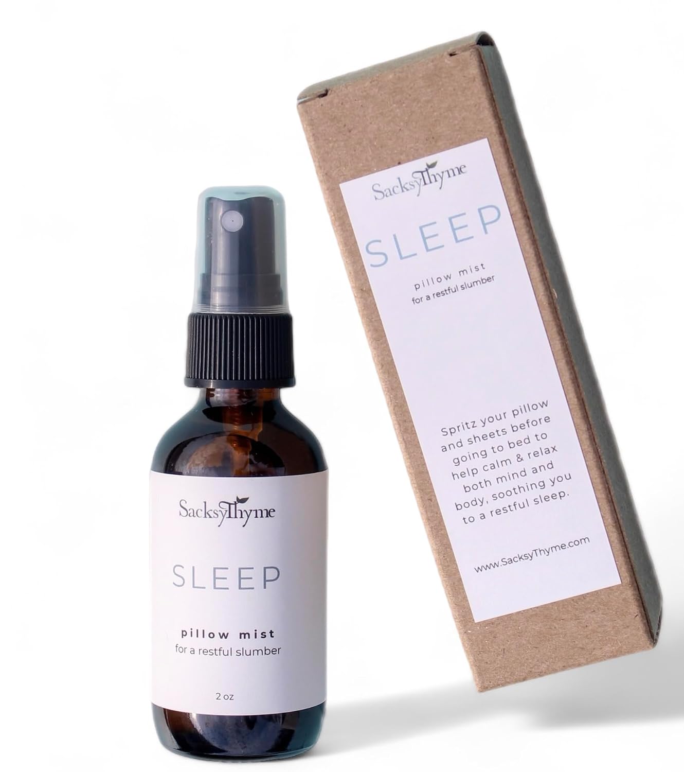 Sleep Pillow Spray for Relaxation - Natural Lavender Chamomile Aromatherapy Mist, Plant-Based Calming Linen & Bedroom Spray, Made in USA (2 oz)
