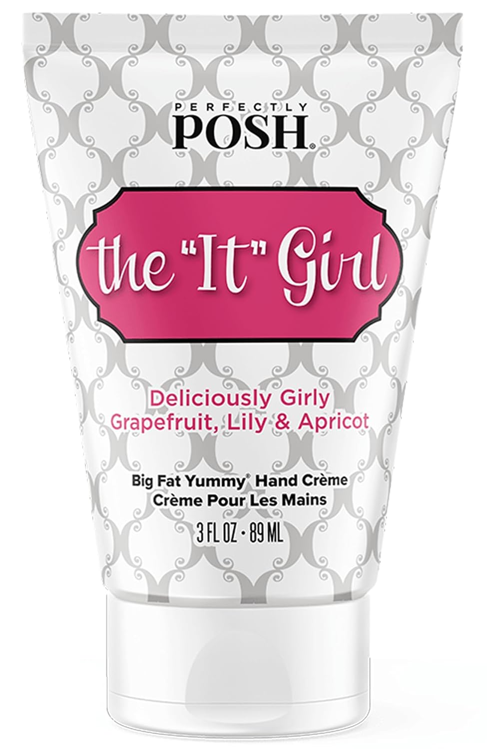 Perfectly Posh - It Girl Big Fat Yummy Hand Crème - Non-Greasy Hand Cream with Apricot Kernel Oil