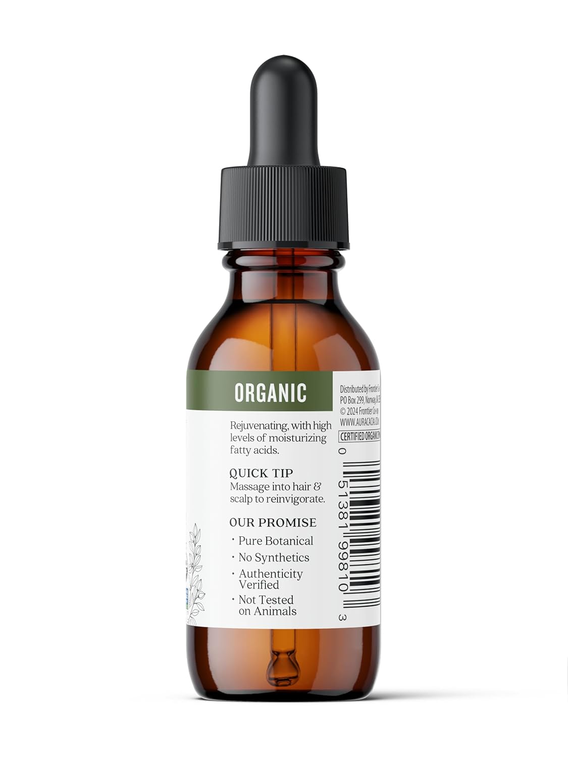 Aura Cacia Organic Skin Care Oil, Argan, 1-Fluid Ounce