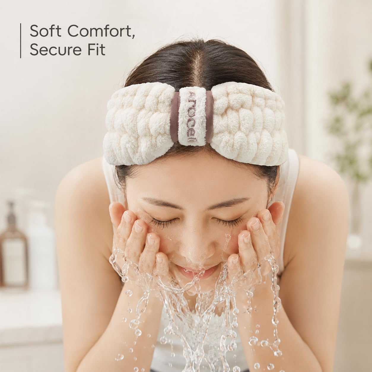 AROCELL OFFICIAL Face Wash Cleansing Headband Makeup Skincare Facial Spa Bath Head Band