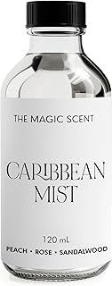 The Magic Scent Carribean Mist Diffuser Oil - Hotel & Home Luxury Scents - Diffuser Oil Scents for Home Designed for Use in All Diffusers - 4 fl oz, 120 mL