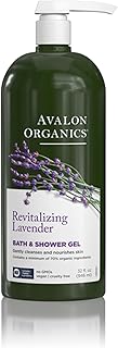 Avalon Organics Bath & Shower Gel, Revitalizing Lavender, 32 Oz