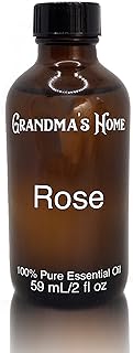 Rose Essential Oil - 2 fl oz -100% Pure and Natural - Therapeutic Grade - Grandma's Home