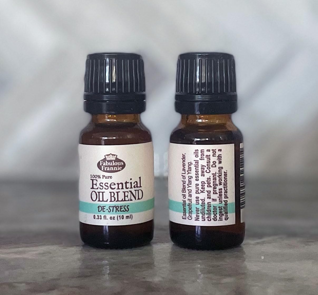 Fabulous Frannie De-Stress Pure Essential Oil Blend Blend of Grapefruit, Ylang Ylang and Lavender 10ml