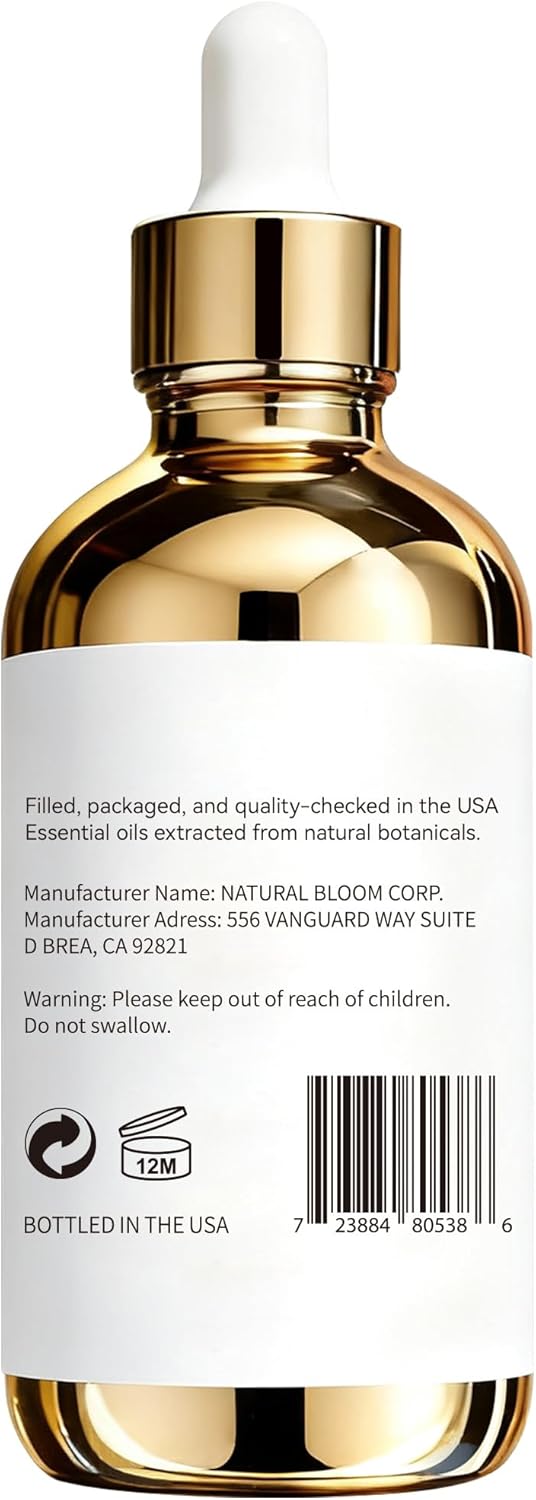 Eucalyptus Essential Oil 4 Fl Oz Made in USA - 100% Pure - Thieves Oil Essential Oil - Essential Oils for Diffuser - Gifts for Women