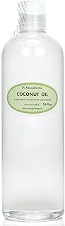 Dr Adorable - 16 oz - Fractionated Coconut Oil - 100% Pure Natural Organic Moisturizing For Face Skin & Hair