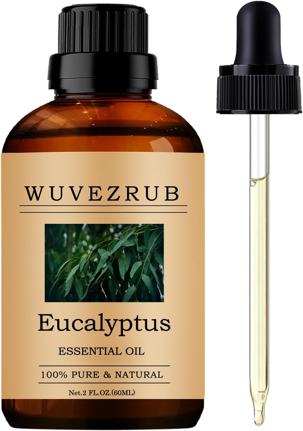 Eucalyptus Essential Oil, 60ML 100% Pure and Natural for Aromatherapy Diffuser - 2 Fl Oz
