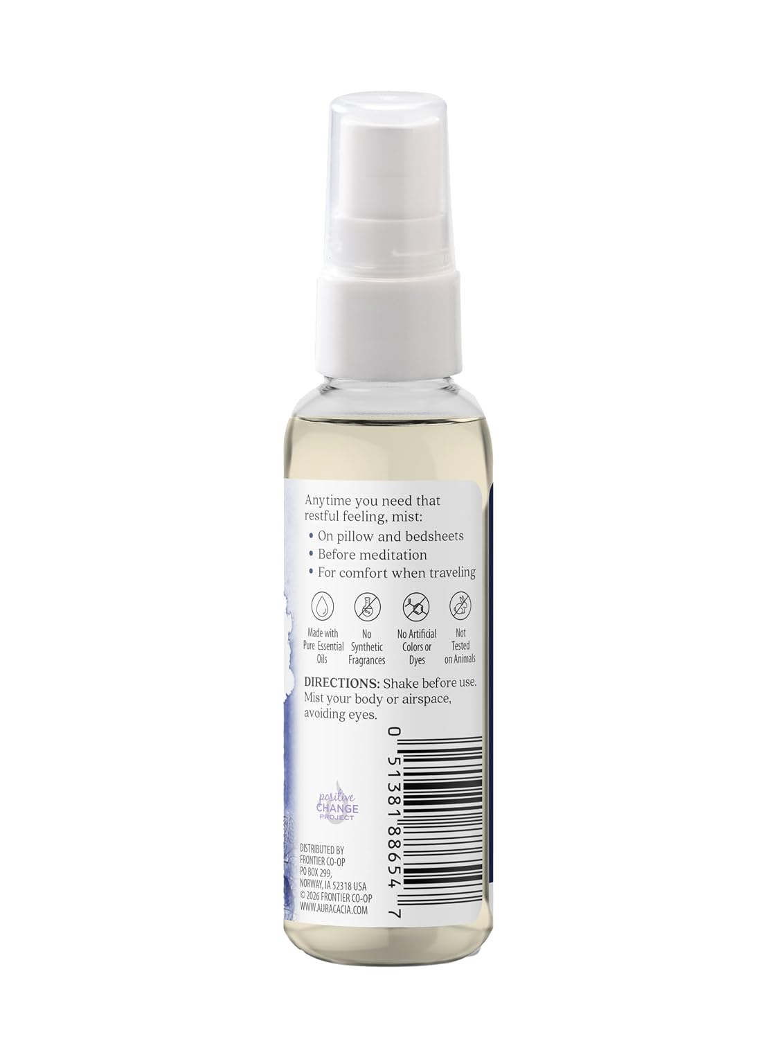 Aura Cacia Essential Solutions Mist, Pillow Potion, 2 Fluid Ounce