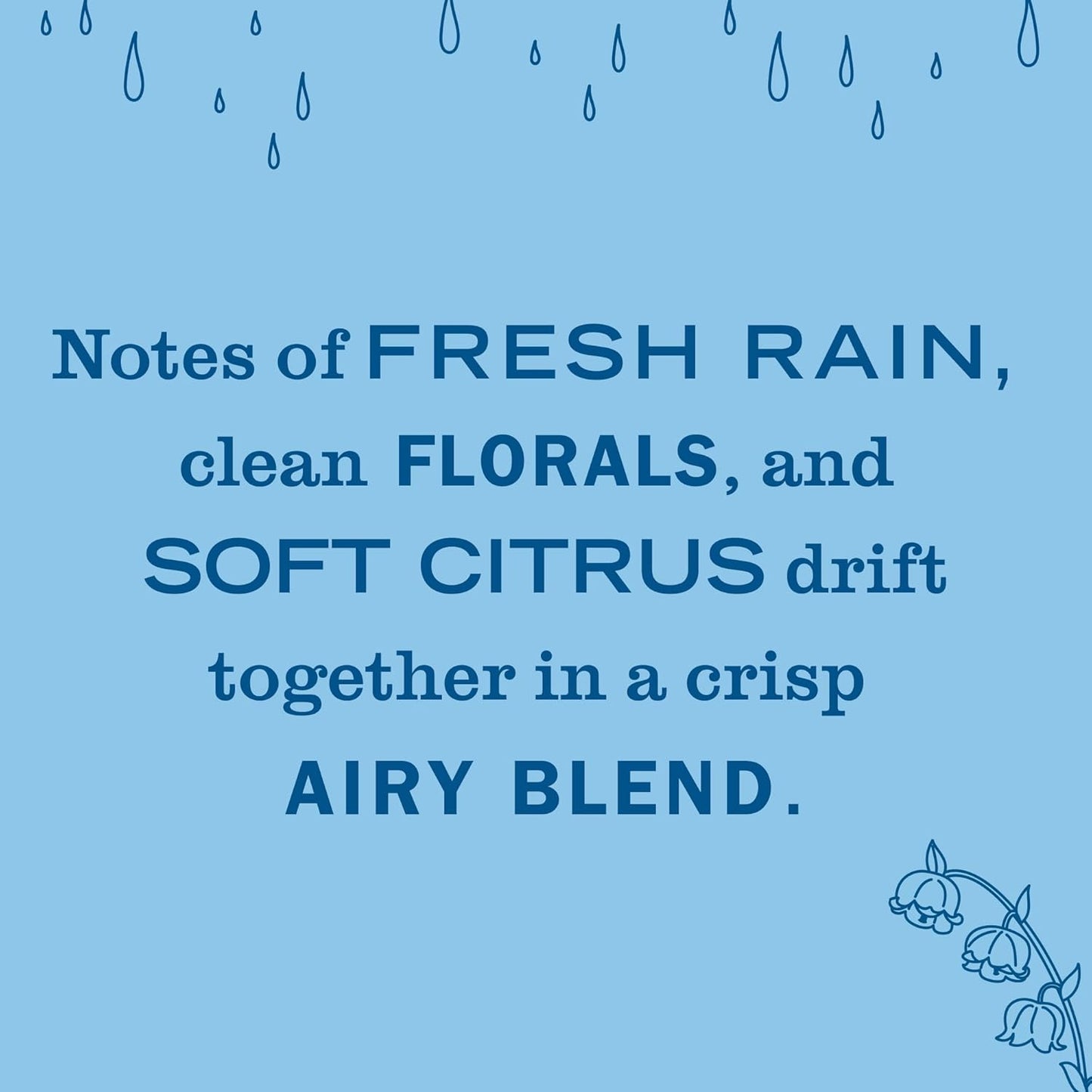 MRS. MEYER'S CLEAN DAY Scented Oil Refills, Rain Water, contains 4 .67 fl oz refills