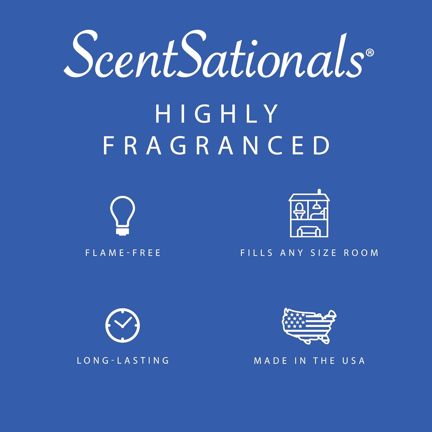 ScentSationals Illusion Scented Wax Melts - Cedarwood, Marine, & Citrus, 10oz (24 Cubes)