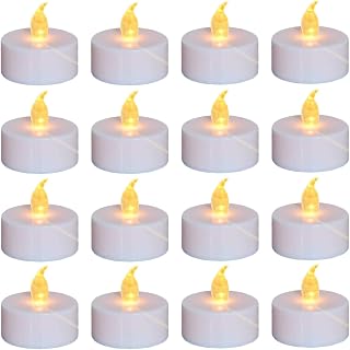Nancia 100PACK Flameless LED Tea Lights Candles, Realistic and Bright Flickering Long Lasting 200Hours Battery-Powered, Ideal Party, Wedding, Birthday, Gifts Home Decoration Warm Yellow