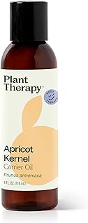 Plant Therapy Apricot Kernel Carrier Oil, 4 oz, Natural Base for Diluting Essential Oils, Use for Aromatherapy or DIY Massage
