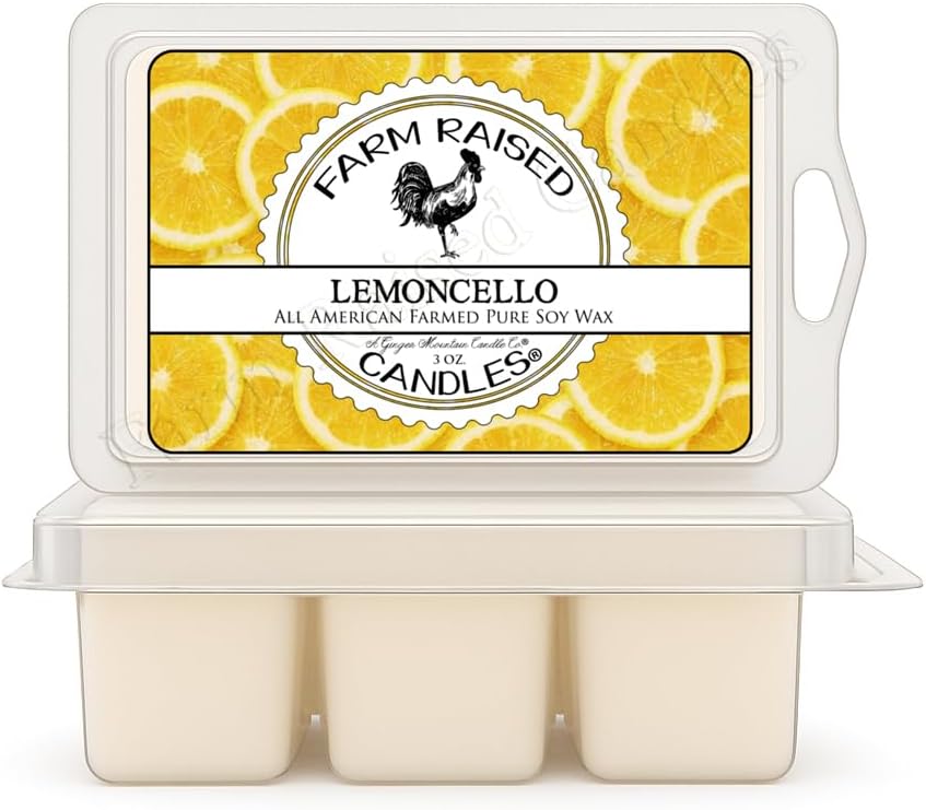 Lemon Sugar - USA Made Soy Wax Melts, 2 Pack, 6 oz