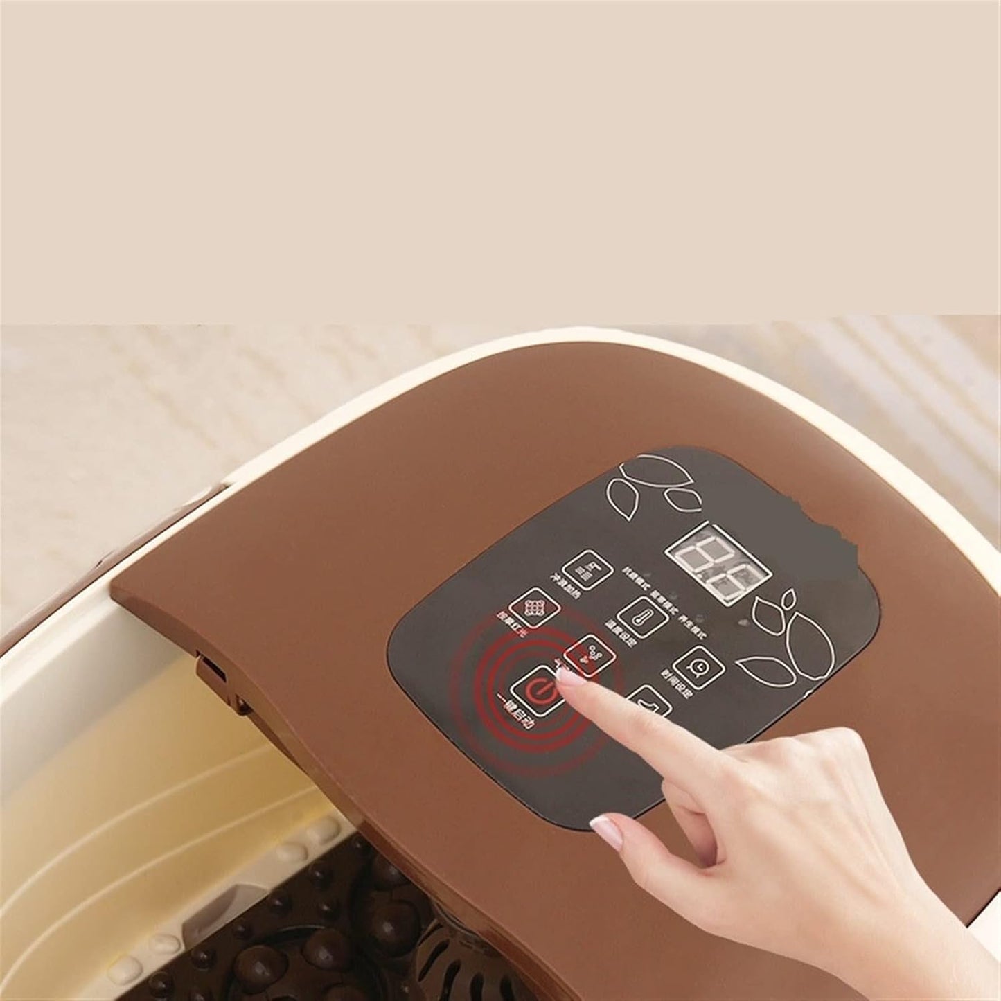 Foot Baths Foot Bath Bucket Automatic Soaker Tub Massage Heating Constant Temperature Soaking High and Deep