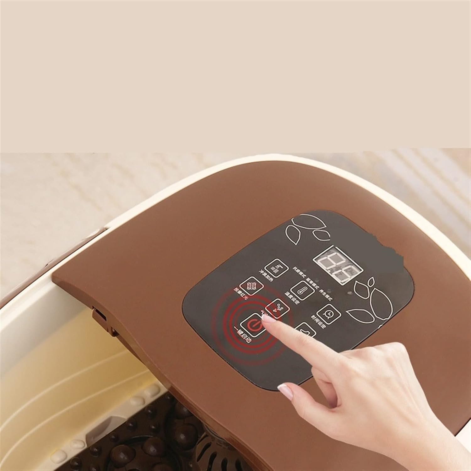 Foot Baths Foot Bath Bucket Automatic Soaker Tub Massage Heating Constant Temperature Soaking High and Deep