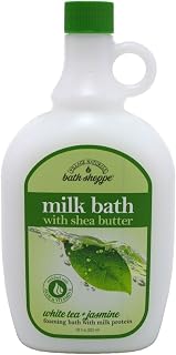 Village Naturals Bath Milk Bath Ultra-Moist White Tea & Jasmine 28 Ounce (828ml) (3 Pack)
