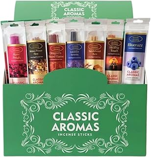 The Strongest Hand Dipped Incense Sticks, 144 Count,12 Scents Variety Pack, 11" Long | Home Fragrance | Long Lasting Aromatherapy Sticks | Lavender | Dragon's Blood | Sandalwood (12 Pack-144 Count)