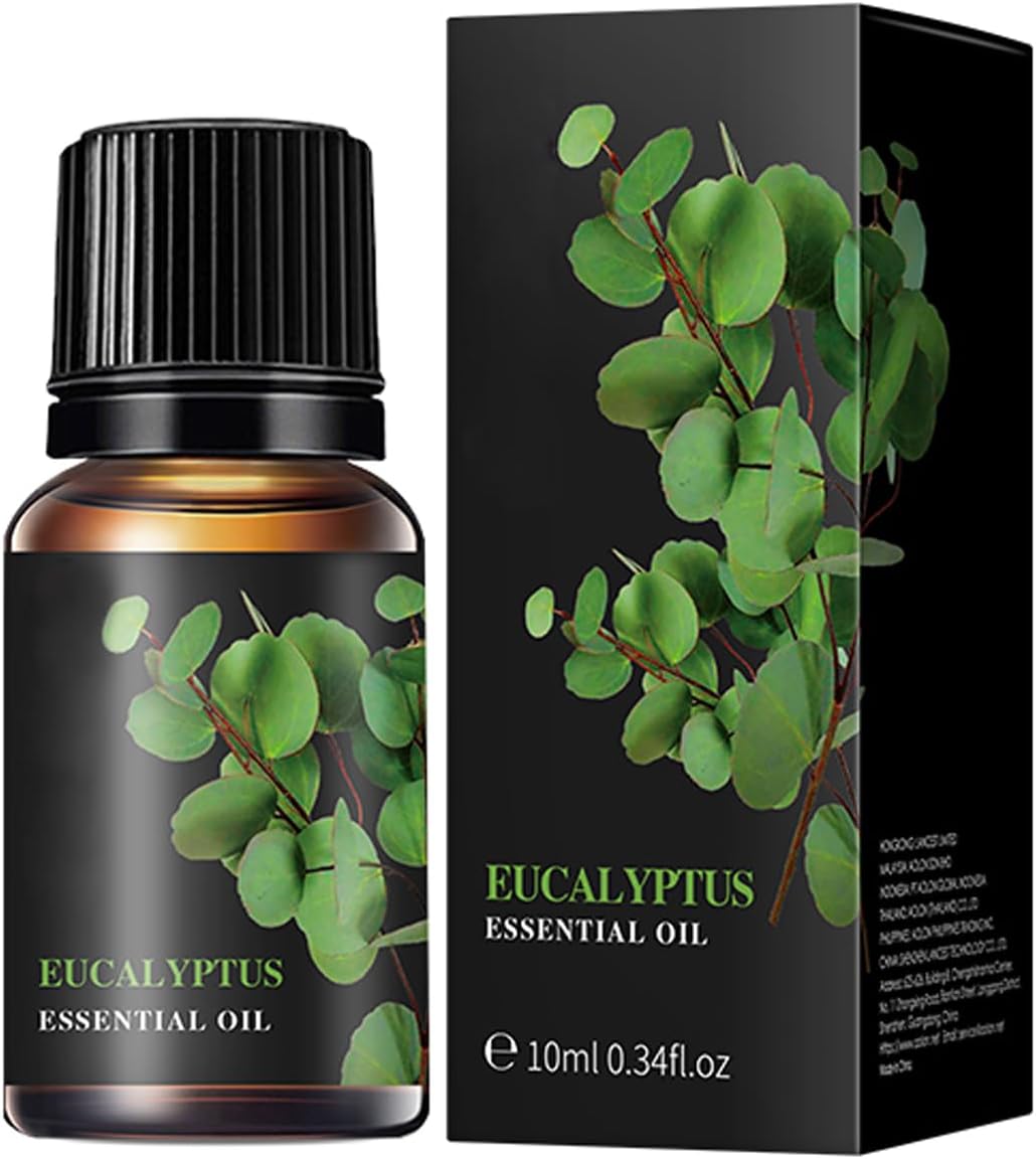 Essential Oils for Diffusers, Home Care, Candle Making Scents, Fragrance, Aromatherapy, Humidifiers, Gifts, Freshie Scents, Soap Making Supplies, Diffuser Oil Scents,Eucalyptus (10ml)