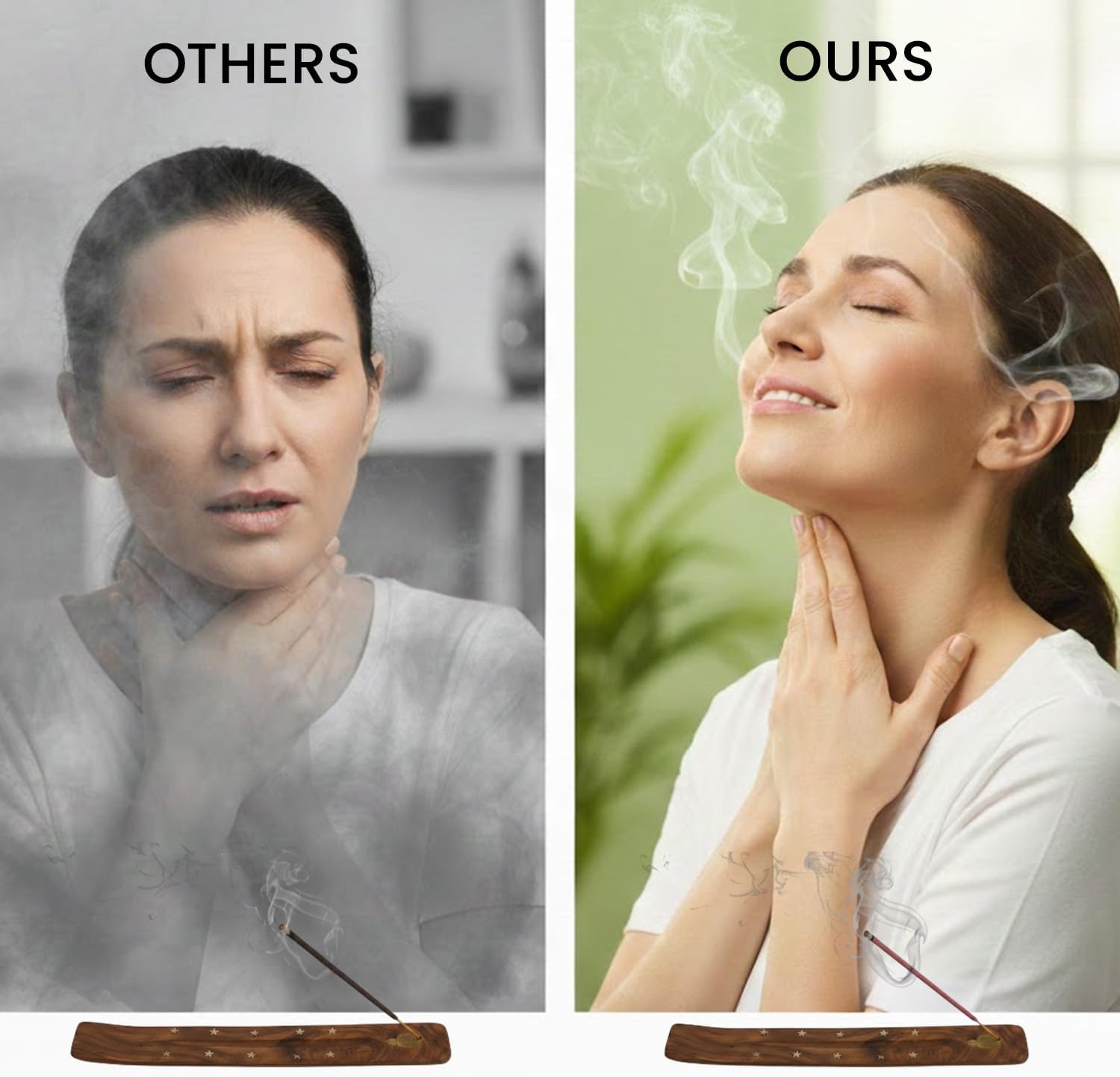 Premium Incense Sticks – Oudh (60 Sticks, 30 per Box) Natural Home Fragrance Agarbatti for Meditation, Relaxation, Prayer & Yoga (Divine Oudh)