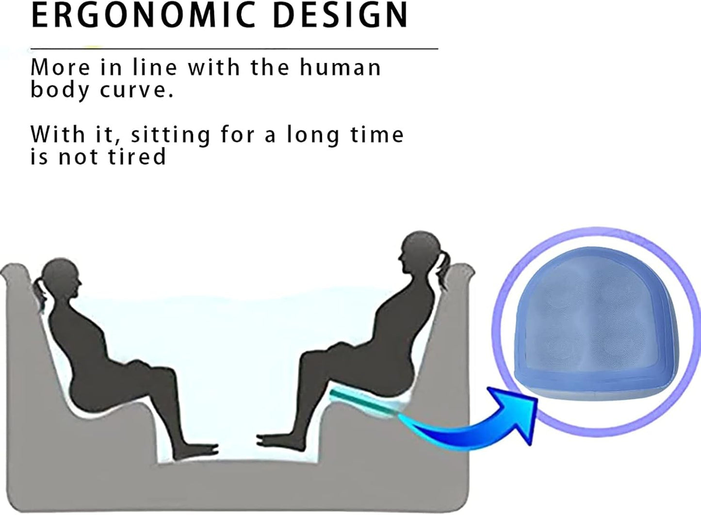 Inflatable Hot Tub Seat Booster with Suction Cups & Mesh Cover, Dual Use Inflatable Hot Tub Cushion Seat, Non Slip Blow Up Pillow Hot Tub Chairs Accessories for Adults Elderly Spa Bathtub