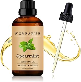 Spearmint Essential Oil 30ML - 100% Pure and Natural Oils for Aromatherapy Diffuser - 1 Fl Oz/Spearmint