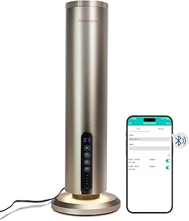 Waterless Hotel Scent Diffuser Waterless Essential Oil Aromatherapy Diffuser with Timer, 1500 Sq Ft Coverage Fit for Home, Office, Large Space, Bedroom & Spa-Champagne