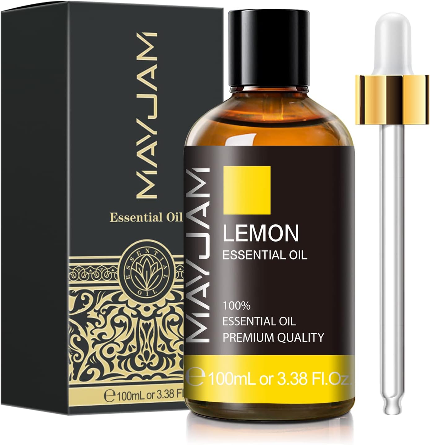 MAYJAM 100ML/3.38FL.OZ Lemongrass Essential Oil and Lemon Essential Oil