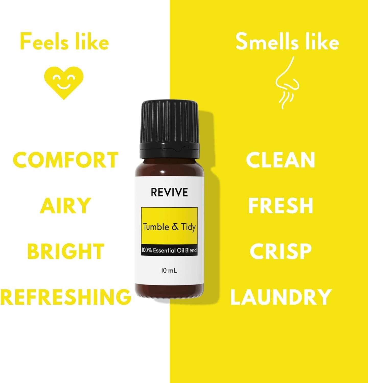 Tumble & Tidy Essential Oil Blend by Revive Essential Oils - 100% Pure Therapeutic Grade, for Diffuser, Humidifier, Massage, Aromatherapy, Skin & Hair Care