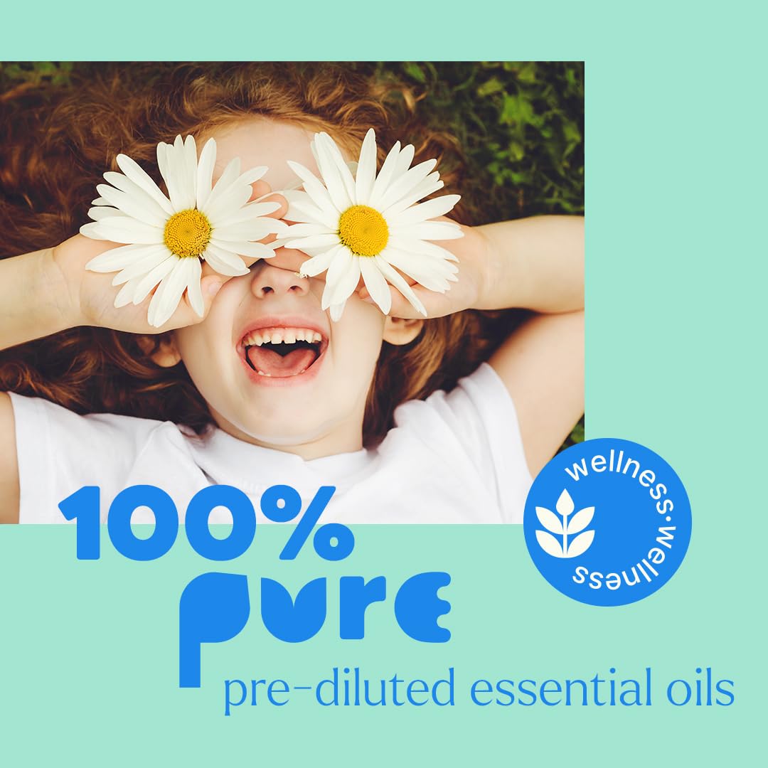 Plant Therapy Kids Quiet Cough Essential Oil Roll-on Pre-Diluted 10 mL (1/3 oz) 100% Pure, Support Respiratory Health, Ease Congestion