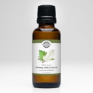 Rustic Strength 100% Pure Essential Oil Blend, Rosemary, Mint & Tea Tree, Therapeutic Grade, Non-Toxic, Aromatherapy & Home Use, 1 oz