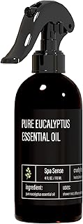 Spa Sense Pure Eucalyptus Oil Shower Mist and Steam Room Spray - Room Spray and Eucalyptus Spray for Shower - Premium Aromatherapy Essential Oil Spray - 4 Ounce