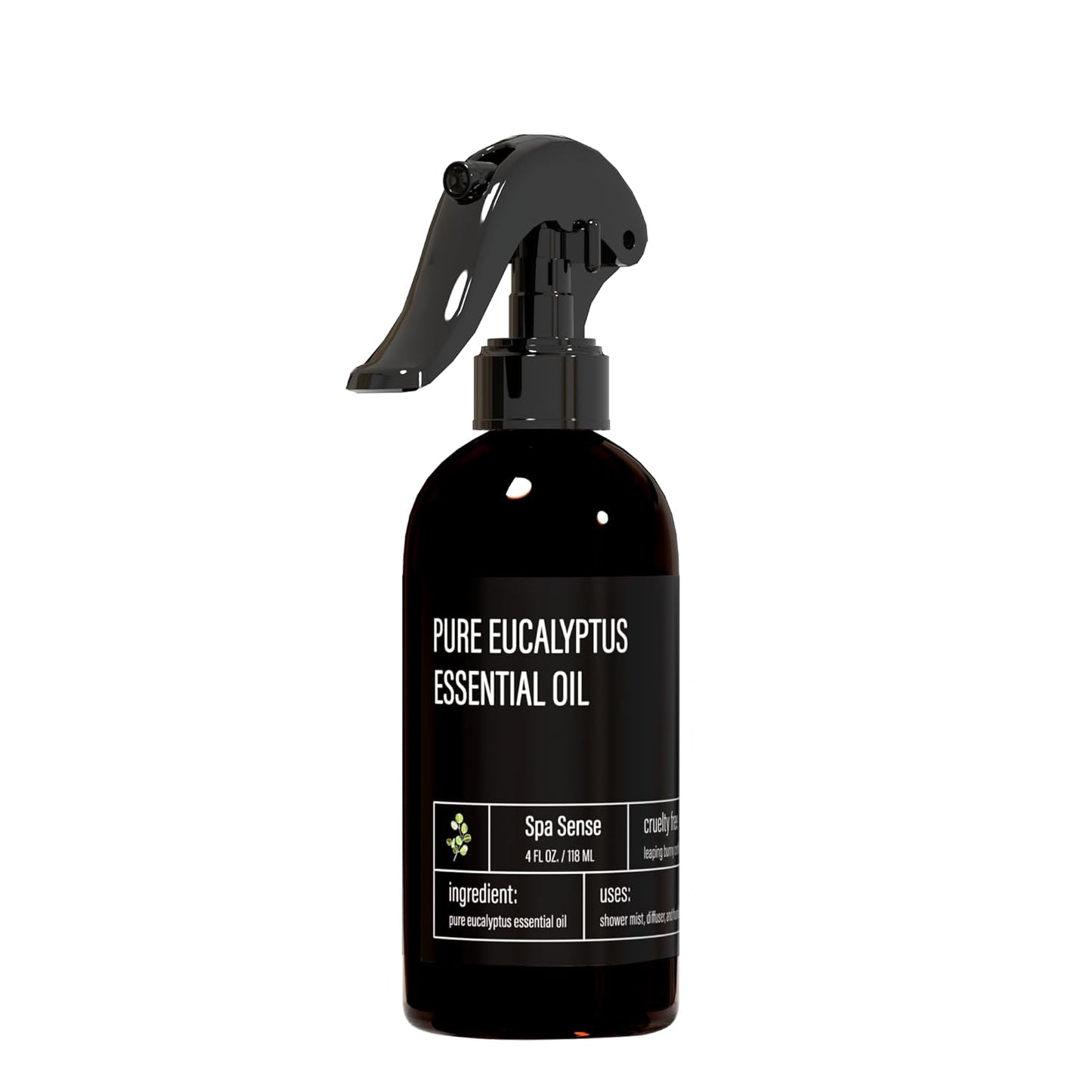 Spa Sense Pure Eucalyptus Oil Shower Mist and Steam Room Spray - Room Spray and Eucalyptus Spray for Shower - Premium Aromatherapy Essential Oil Spray - 4 Ounce