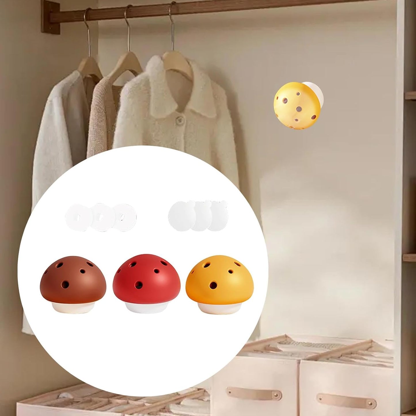 3X Deodorize Balls Deodorant Bags Mutifunctional Portable Drawers Small Deodorizing Air