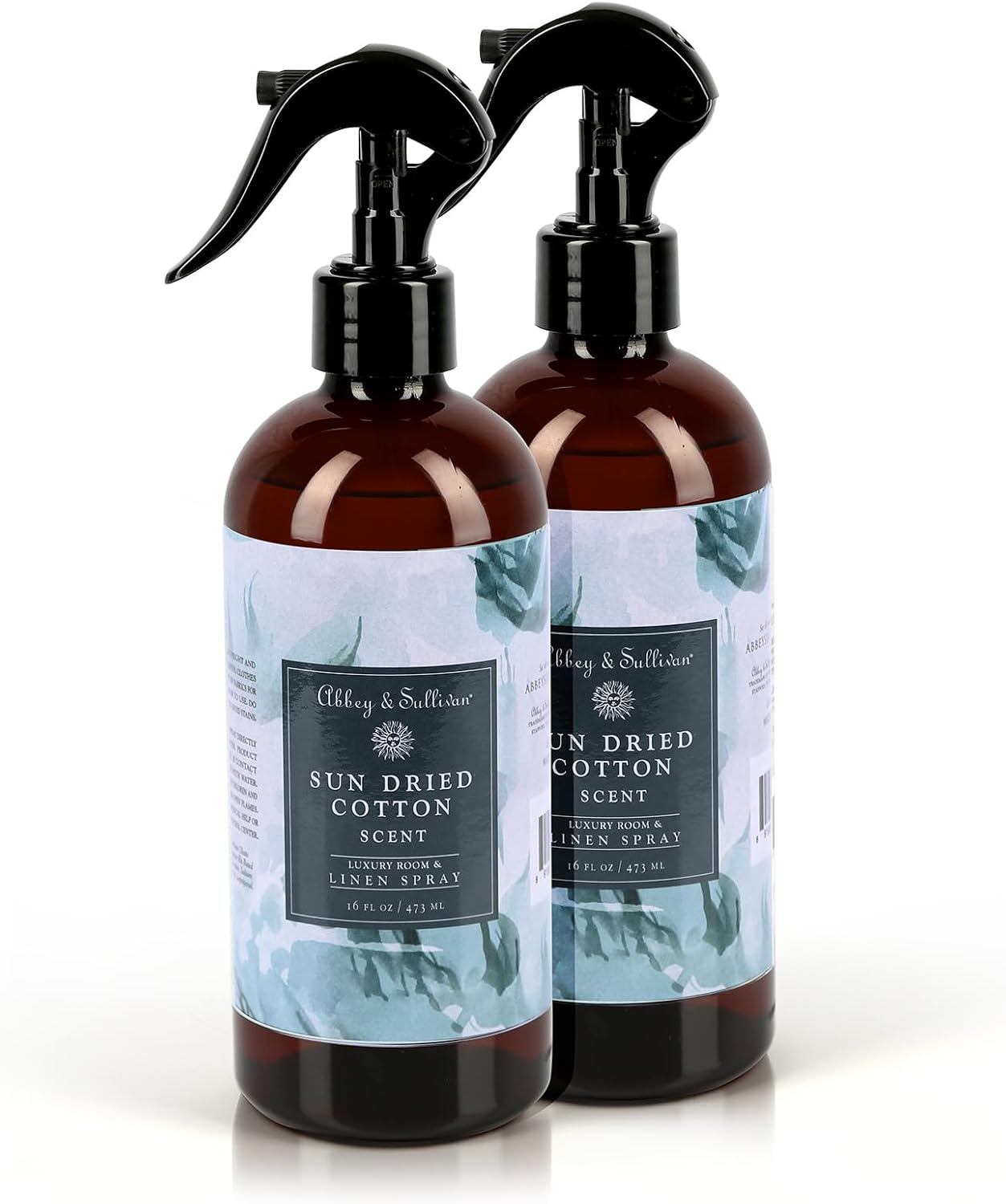 Abbey & Sullivan Linen Spray, Sun Dried Cotton, Pack of 2, 16 oz