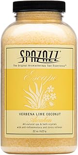 Spazazz 7377C Spa and Bath Crystals, Lime Coconut, 22 Ounce